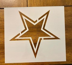 Dallas Cowboys Reusable 10 MIL  Mylar Laser Cut Stencil Variety Of Sizes - $6.92+