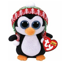 Ty Beanie Babies Boos Penelope the Christmas Penguin 9&quot; Plush Stuffed An... - $19.99