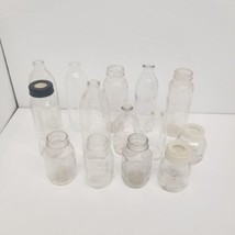 Vintage Glass Baby Bottle Lot of 14, Evenflo, Wyeth, Different Sizes, LOOK  - £51.78 GBP