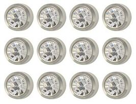 Caflon Surgical Steel White Stone Color 4mm Ear Piercing Earring Studs 1... - €20,87 EUR