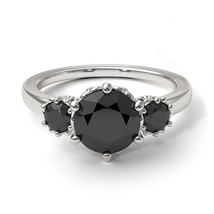 0.70 Ct Round Cut Diamond Wedding Engagement Ring 14k White Gold Finish 925 - £70.78 GBP
