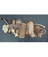 1970 Burwood Products Wall Plaque Hanging Axe Pots Butter Churn 46&quot; x 20... - €102,70 EUR