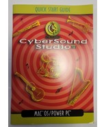 Cybersound Studio 3.0 for Macintosh / Power PC - Quick Start Guide - $11.80 CAD