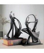 THE DANCE Romantic Nordic Abstract Modern Home Décor Figurine Sculpture Statue - £43.18 GBP
