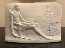 Lladro Collectors Society Don Quixote Signed in Blue Plaque - £22.88 GBP