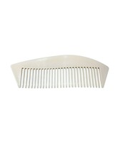 Vintage White Wavy Short Detangler Tooth Comb Brush 80s 90s Girls Room V... - $14.00