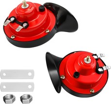 2PCS 300DB Super Loud Train Horns 12V Waterproof Air Horns Replacement Kit Car A - £25.61 GBP