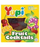 Yupi, Jelly Gummy, Fruit Cocktails, 32 g. [Pack of 5 pieces] - $545.41 MXN