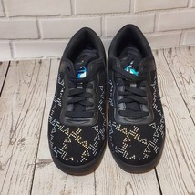 Fila Black Original Fitness Diamante Sneakers Womens Size 7.5 - £23.89 GBP
