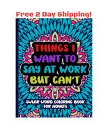 Bold Funny Swear Word Coloring Book for Adults Stress Relief Sarcastic C... - £9.24 GBP