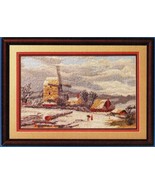 Janlynn Winter Windmill Counted Cross Stitch Boyd Designs Kit 13&quot; x 8&quot;  - £15.61 GBP