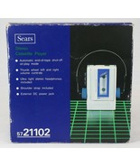 VINTAGE Circa 1980s Sears Portable Cassette Player - £97.30 GBP
