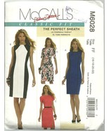 McCall&#39;s Sewing Pattern 6028 Misses Womens Dress Size 16 18 20 22 New  - £7.86 GBP