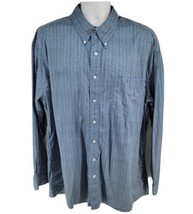 Roper Western Long Sleeve Button-up Blue Shirt Mens Size 2XL - £15.54 GBP