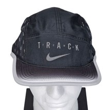 Track Town Nike Dri Fit Running Hat Black Gray Oregon Olympic AW84 Miler... - $59.39