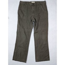 JCrew Mens Olive Green Cotton Cargo Pants Size 38/32 - £15.60 GBP