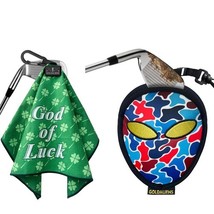 GOLDALIENS Magnetic Golf Towel and Golf Club Cleaner &amp; Ball Cleaning Bag - $3,078.35 MXN