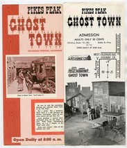 Pikes Peak Ghost Town Brochures Colorado Springs Colorado 1950&#39;s - $15.84