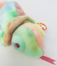 Ty Rainbow Iguana Beanie Babies 8&quot; Date Of Birth October 14 1997 Include... - $13.99