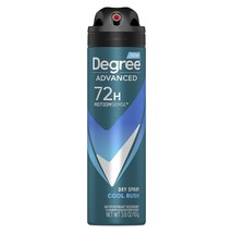 Degree Men Antiperspirant Deodorant Dry Spray Cool Rush Deodorant for Men With M - £15.22 GBP