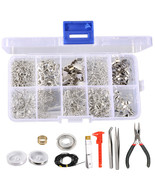 Jewelry Making Kit Beading Repair Tools Craft Supplies Bead Diy Silver F... - £23.52 GBP