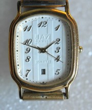 JAZ PARIS Quartz Gold Date Oval Unisex Wristwatch - $66.83