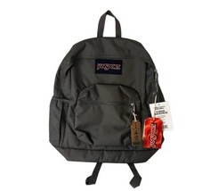 NWT Jansport Cross Town Plus Grey Backpack Bookbag Unisex 100% Authentic - $27.71