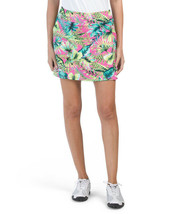 Nwt Tommy Bahama Active Pink Tropical Golf Tennis Pickleball Knit Skort L &amp; Xl - £35.91 GBP