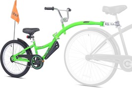 Kazam Co-Pilot Bike Trailer, Green, 20 Inch - $220.92