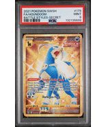 PSA 9 Mint Pokemon Battle Styles Houndoom #179 Secret Rare Full Art - $39.99