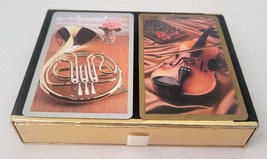 Vintage Double Deck Playing Cards Congress Designer Series Musical Instruments - £24.85 GBP