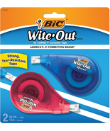 Wite-Out EZ Correct Correction Tape, White, No Dry Time, Tear Resistant ... - $10.67