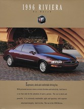 1996 Buick RIVIERA sales brochure catalog folder US 96 Supercharged - £6.39 GBP