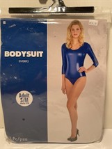 Shiny Blue Long-Sleeve Novelty Bodysuit-Costume Accessory (Small/Med)MSR... - $9.89