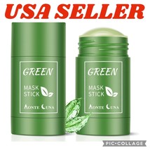 2X GREEN TEA Purifying Clay Mask Stick Facial Deep Cleansing Pore Acne Remover - £7.07 GBP