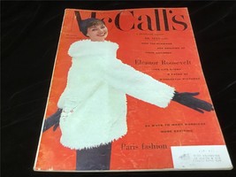 McCall&#39;s Magazine October 1958 Eleanor Roosevelt Torn Cover 11x14 Oversize - £16.24 GBP