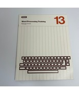 Wang Computers Word Processing Merge Print 1982 Manual Book #13 - $23.63