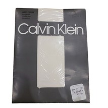 Calvin Klein Harlequin Pantyhose Size A Color IVORY - Sandaltoe Vintage ... - $9.95