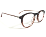 Prodesign Denmark Eyeglasses Frames 4773 c.4942 Brown Clear Pink Round 4... - $93.29