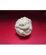 Paperweight Hand Carved tree vegetable Tagua Nut Netsuke FROG/ BUDDHA  p... - $76.57 CAD