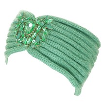 Crystal Jeweled Knit Headband / Turban / Ear Warmer - In 5 Gorgeous Colors! - $14.95