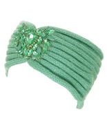Crystal Jeweled Knit Headband / Turban / Ear Warmer - In 5 Gorgeous Colors! - £11.94 GBP