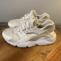 Nike Huarache Run SE GS Womens Size 6.5 Running Shoes White 904538-100 Youth 5Y - £23.29 GBP