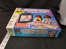 Rare Vintage 1986 Candy Land VCR Board Game Milton Bradley 100% Complete - £24.56 GBP