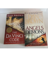 The Davinci Code &amp; Angels &amp; Demons PAPERBACK BOOKS by DAN BROWN  like ne... - €14,57 EUR