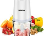 Mini Food Processor With 2.5 Cup Glass Bowl, Small Electric Food Chopper... - £39.50 GBP