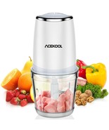 Mini Food Processor With 2.5 Cup Glass Bowl, Small Electric Food Chopper... - £39.30 GBP
