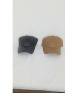 2 New leather snap back ball caps - £21.05 GBP