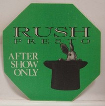 Rush / Geddy Lee - Original Presto Concert Tour Cloth Backstage Pass *Last One* - £9.50 GBP