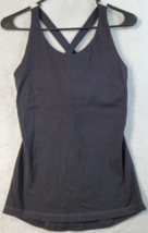 prAna Tank Top Womens Size XS Black Knit Sleeveless Round Neck Cross Bac... - £11.65 GBP